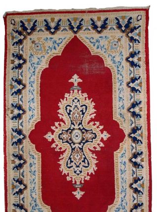 Tapis vintage Persan Kerman fait main, 1C808