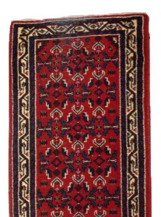 Tapis vintage Persan Hamadan fait main, 1C743