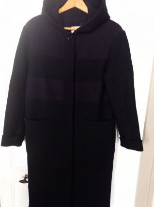 Manteau en laine bouillie 