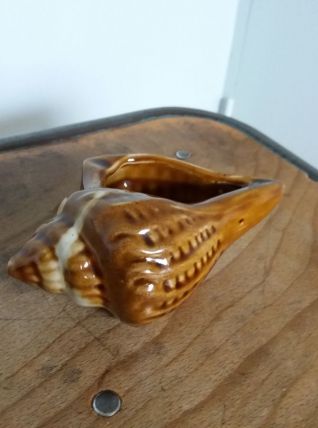  Coquillage cendrier signé numéroté