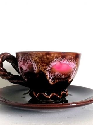 Tasse déjeuner céramique Vallauris 1960