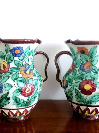 Paire de vases céramique Cerart Monaco 1960