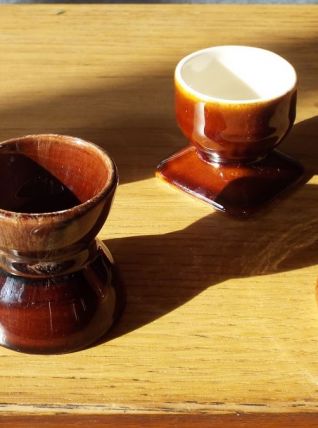 Lot de 4 Coquetiers en Ceramique