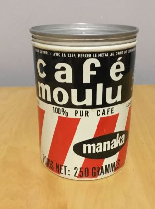 Boîte de conserve Café  Manaka