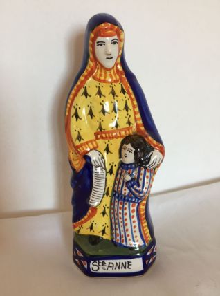 Statuette Ste Anne Henriot Quimper années 50/60