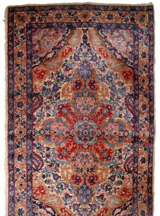 Tapis ancien Persan Kerman fait main, 1B807