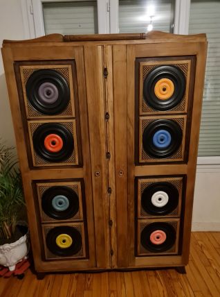 Armoire trompe l'œil "DJ"