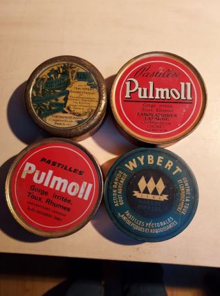 boites pastilles anciennes