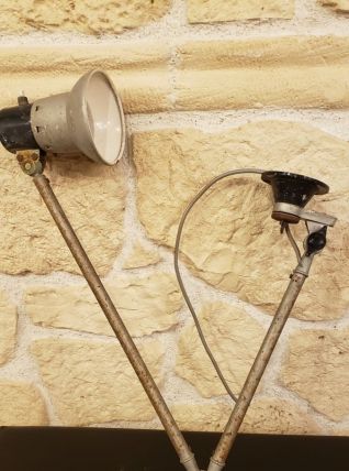 Ancienne lampe de machine à coudre