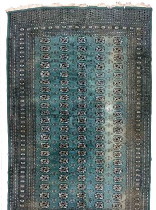 Tapis vintage Ouzbek Bukhara fait main, 1B893
