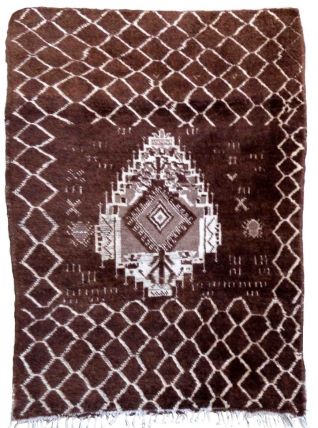 Tapis ancien Marocain Berber fait main, 1P06