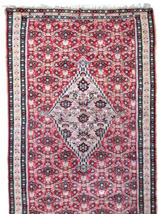 Tapis ancien Persan Senneh fait main, 1P07