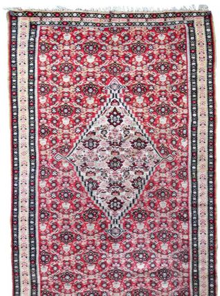 Tapis ancien Persan Senneh fait main, 1P07