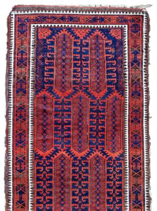 Tapis ancien Afghan Baluch fait main, 1P29