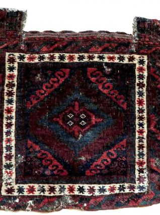 Tapis ancien Afghan Baluch fait main, 1P31