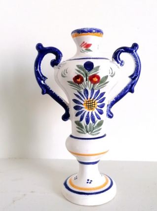 Soliflore en faïence Henriot Quimper 