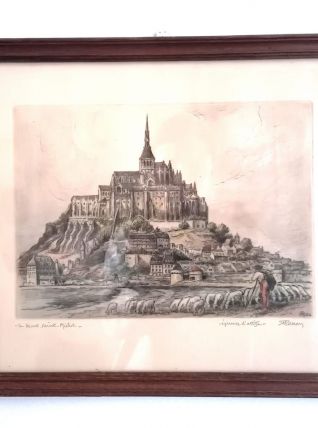 Gravures Saint Michel et Chartres par Marcel Bessan