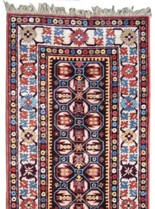 Tapis vintage Français Savonnerie fait main, 1P69