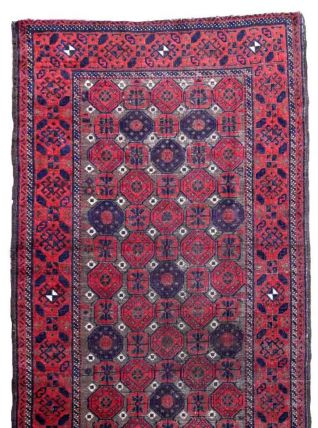 Tapis ancien Afghan Baluch fait main, 1P77