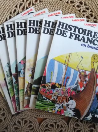 8 numéros Histoire de France en bandes dessinées (1977)