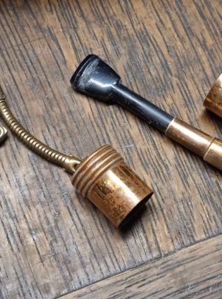 PORTE-CLEFS PORTE-CIGARETTE TELESCOPIQUE. / KEY RING TELESCO