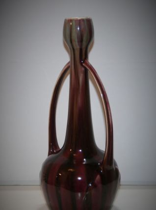 vase Art Déco en barbotine de De Bruyn 
