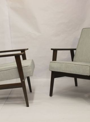 Paire de fauteuils Henryk Lis 300-190 années 1970. 