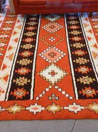 Tapis vintage Marocain Berber fait main, 1V02