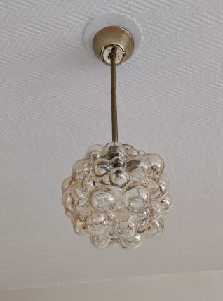 suspension en verre bullé