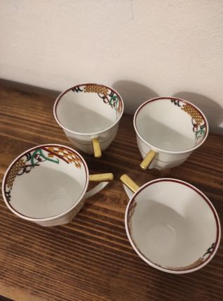 Tasses à cafe  Jean Boyer Limoges 