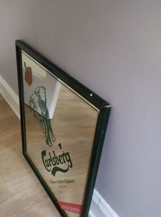 miroir publicitaire Bière Carlsberg