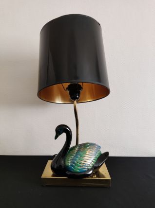 lampe canard style Hollywood Regency