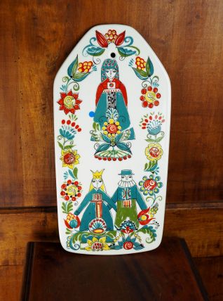  Plaque décorative au couple royal - Turi Gramstad Olive