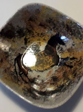 Coupe à fruits à décor Rupestre 