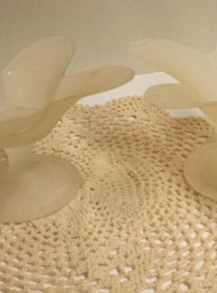 Porte-bougies chauffe-plat en verre - Glass Flower Tea Light