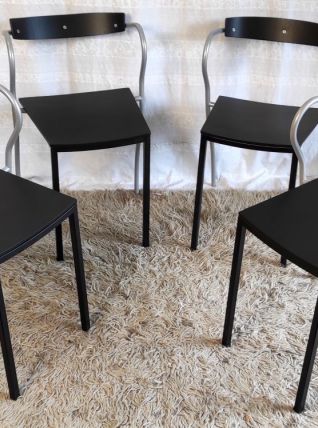 Série de 4 chaises « Rio » par Pascal Mourgue pour Artelano 