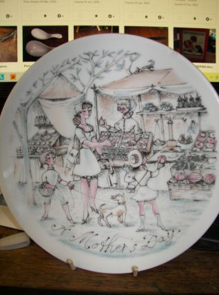 assiette à collectionner "A MOTHER'S DAY"
