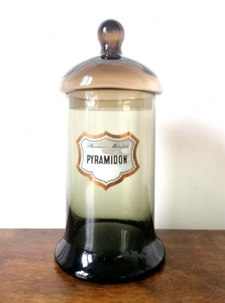 Pot à pharmacie Pyramidon 1930 Pharmacie Métadier 