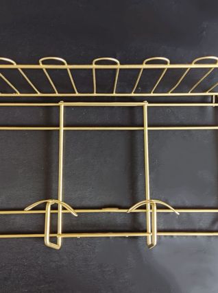 porte-manteaux en métal doré