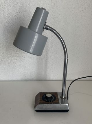 Lampe vintage 1970 bureau variateur Chiely  - 40 cm