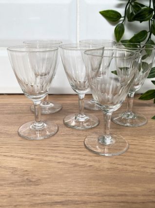 Set de 6 petits verres à liqueur