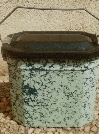 gamelle  acier émaillé , vintage