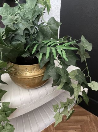 Cache pot en laiton ou cuivre