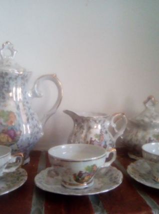 service à café 3 pers.  en porcelaine France