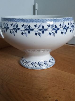 Soupière terre de fer Moulin des loups et Hamage Bluets 