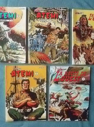 lot  de  bandes  dessinées  , vintage 1981