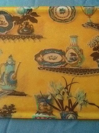 plateau de  service  rectangulaire , vintage