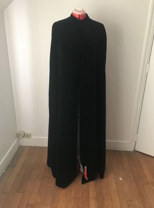 Cape velours noir Vintage