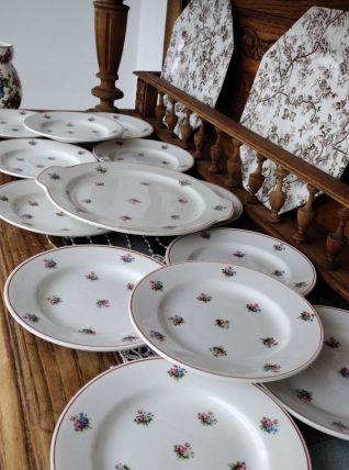 Service à dessert  Moulin des loups Bourgogne Hamage