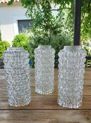 Trio de tulipes pour luminaire